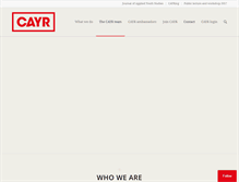 Tablet Screenshot of cayr.info